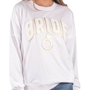NWT Simply Southern Bride Sparkle Crewneck